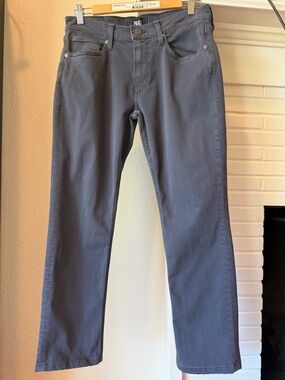 PAIGE Federal Men’s Navy Slim Straight Stretch Jeans Size 31 Premium Denim